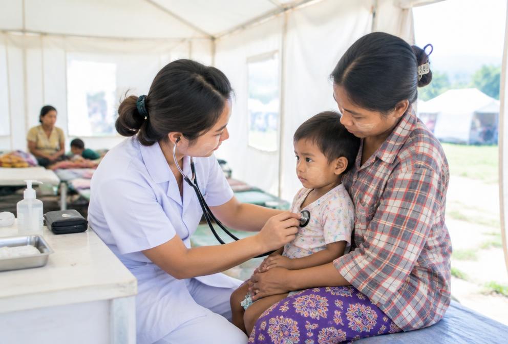 In Myanmar, healthcare and disease prevention are neglected casualties of war